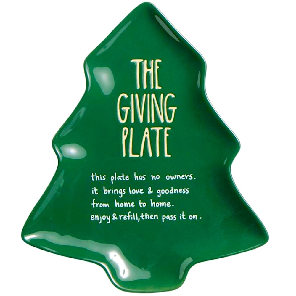 Rae Dunn Giving Christmas Tree Platter
